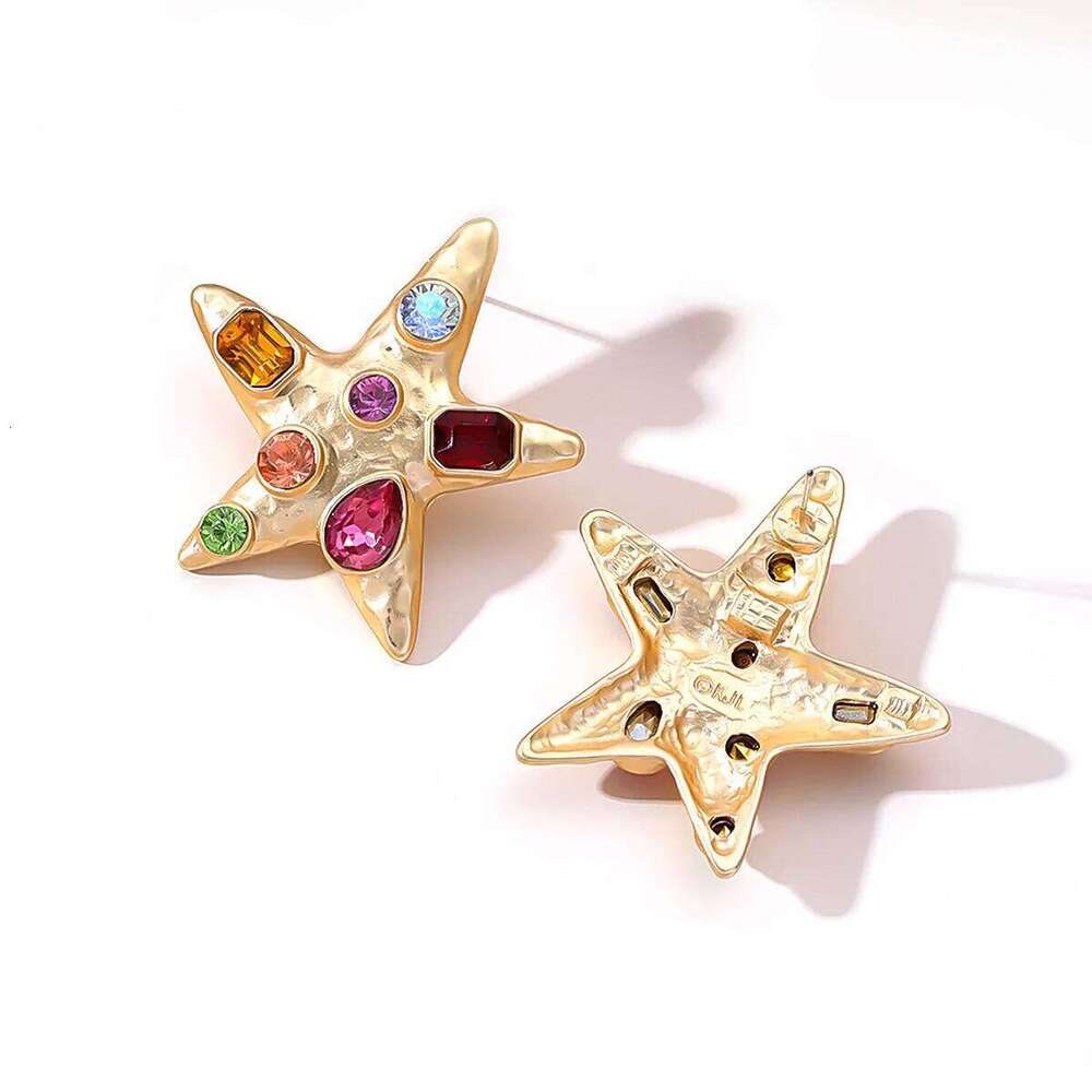 Fashion Rectangle Drop Earrings Starfish Dangle For Women Girl Trendy Fairy Wedding Party Jewelry