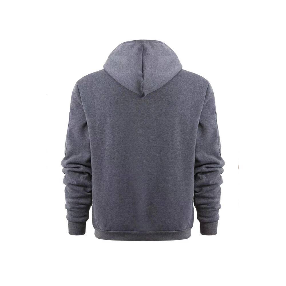 Biy 2024 Dropped Shoulder Hooded Men's Women's Plus Size Loose Cardigan Hoodie Fashion Sweatshirt