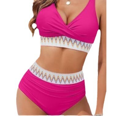 Outdoor Summer Beach Sexy Women Free Shipping 2025 New Designer Shoes 2025 New Split Swimsuit For Women, Sexy, High Waist, Belly Covering, Slimming Ef