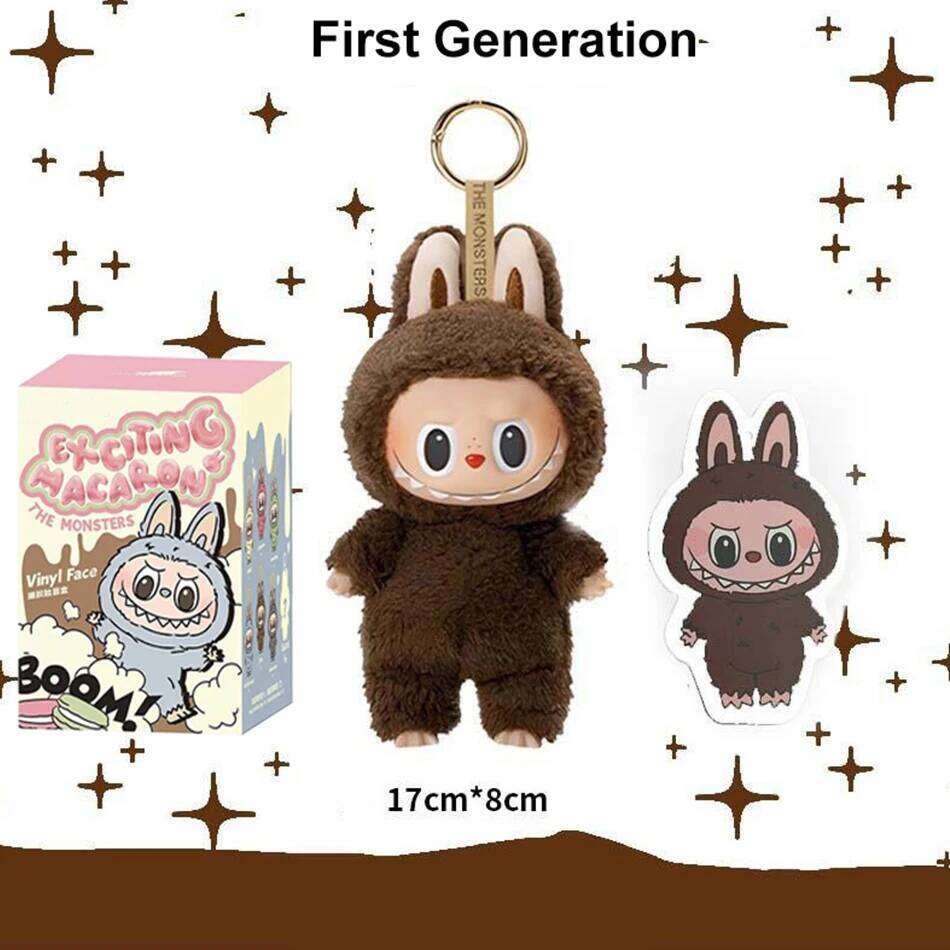 17cm Labubu The Monsters Lisa Seme Heart arrr Vinyl Base Series Trendy Toy Decorations Birthday Christmas Gifts Toys designer bag