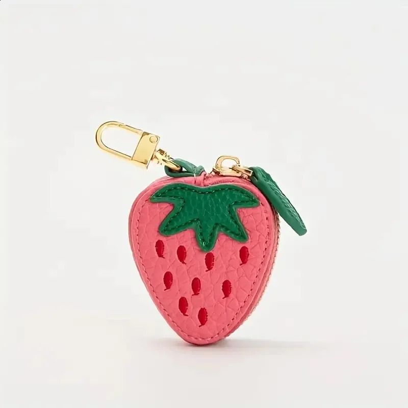 Fruit Coin Purse Cute Key Chain Mini Pouch Wallet Gift for Girl Women 250530