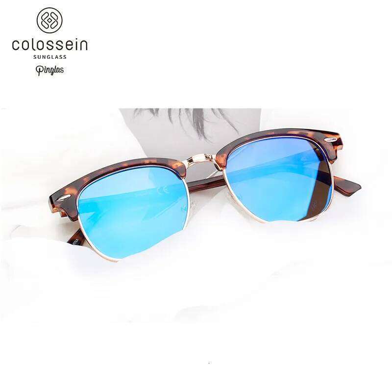 COLOSSEIN Pinglas Sunglasses Half-rimless Glasses Female Fashion Eyewear Gradient Lens Super Light Women Accessories UV400 designer bag