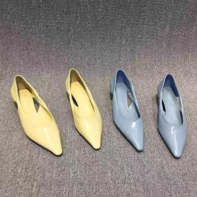 Pointed Toe Women Sandals Dress Sexy Low Heels Shoes Woman Summer Fashion Shallow Zapatillas De Mujer 250529