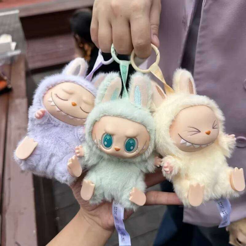 2025 In Stock Hot Anime Figure Labubu Have A Seat Series PVC Pendant Doll Model Monster Replica Keychain Kid Toys Birthday Gifts designer bag