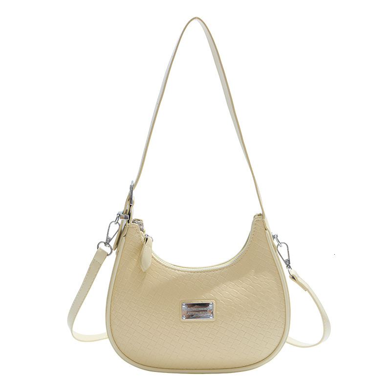 designer Cross-border French Style High-end Underarm Bag for Women 2025 Summer New Versatile Fashion Niche Crescent Bag Crossbody Bag
