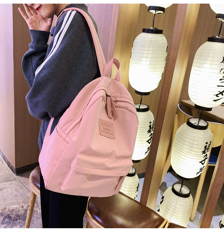 Free Shipping Nylon Backpack For Men Korean Style For Middle School Students Large Designer Bag Capacity Outdoor Backpack Outdoors For High School Stu