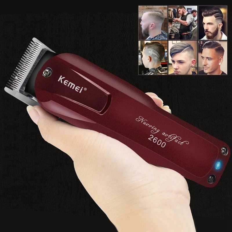 Kemei 2600 Professional Hair Trimmer for Men Adjustable Beard Hair Clipper Electric Barber Hair Cutting Machine Rechargeable S2562{category}