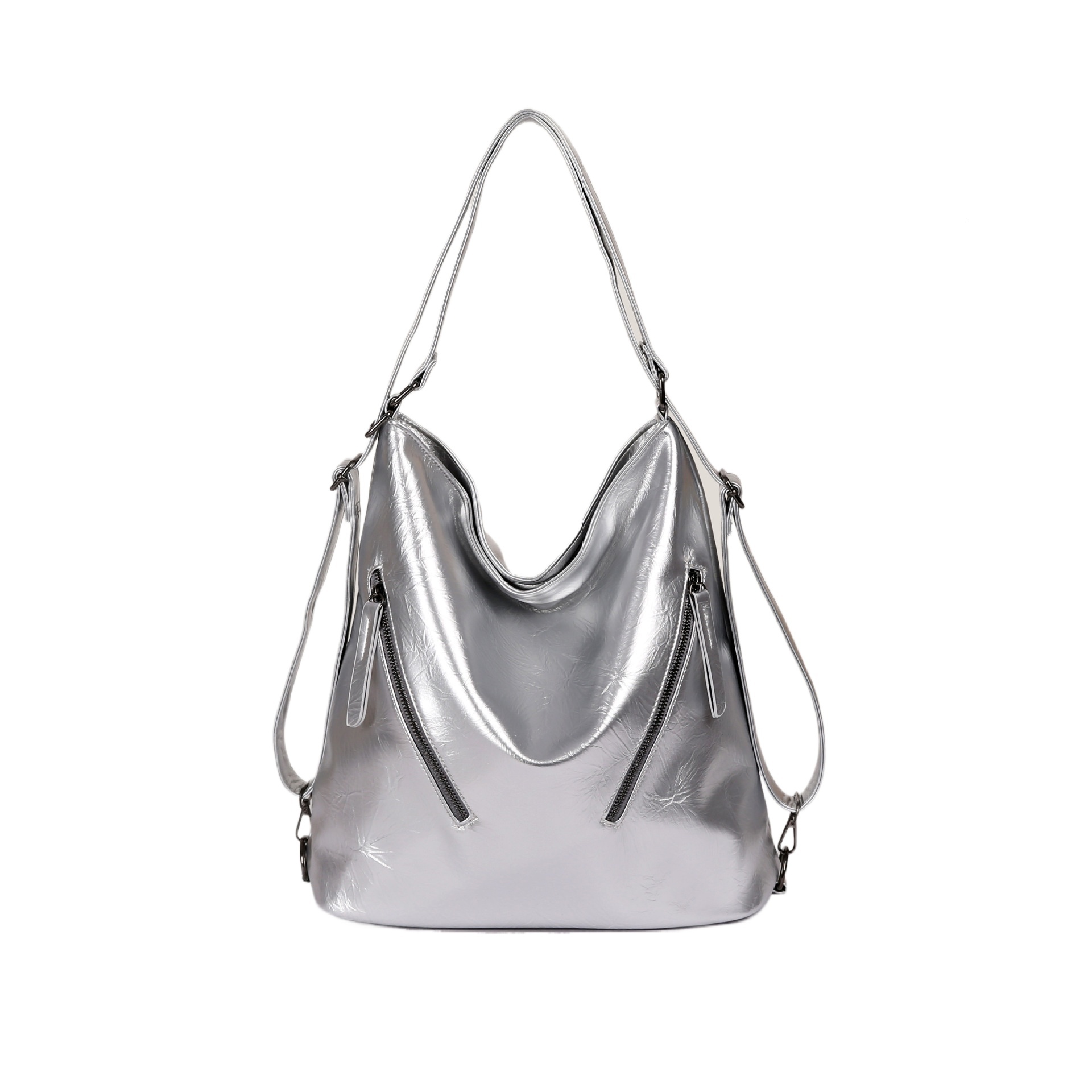 designer Autumn Winter New Niche Multi-Functional Tote Bag 2025 New Shoulder Bag Zipper Handbag Soft Leather Backpack for Women