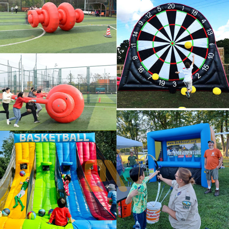 Outdoor Fun Sports Event Props Big Hot Pot Competition Team Building Equipment Stand Out Carrot Iatable Model