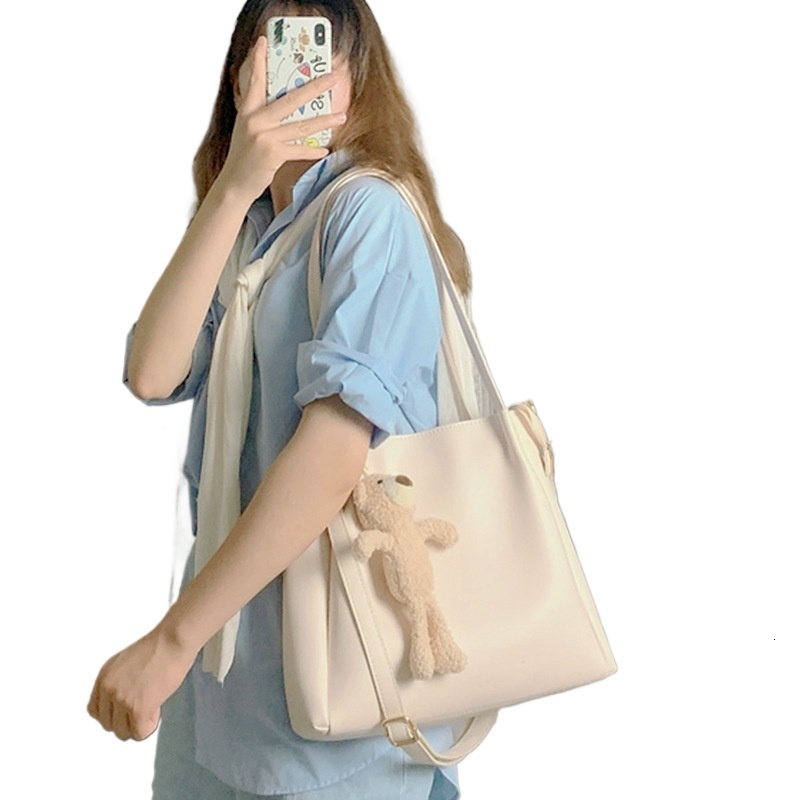 designer Wholesale Women's Bags Korean and Japanese Style New Large Capacity Shoulder Bag Fashion Versatile Commuter Tote Bag for Women