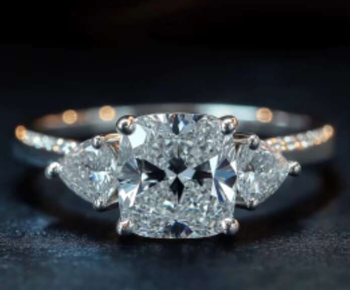 Advanced Design Moissanite 925 Sterling Silver Luxury Wedding Engagement Ring