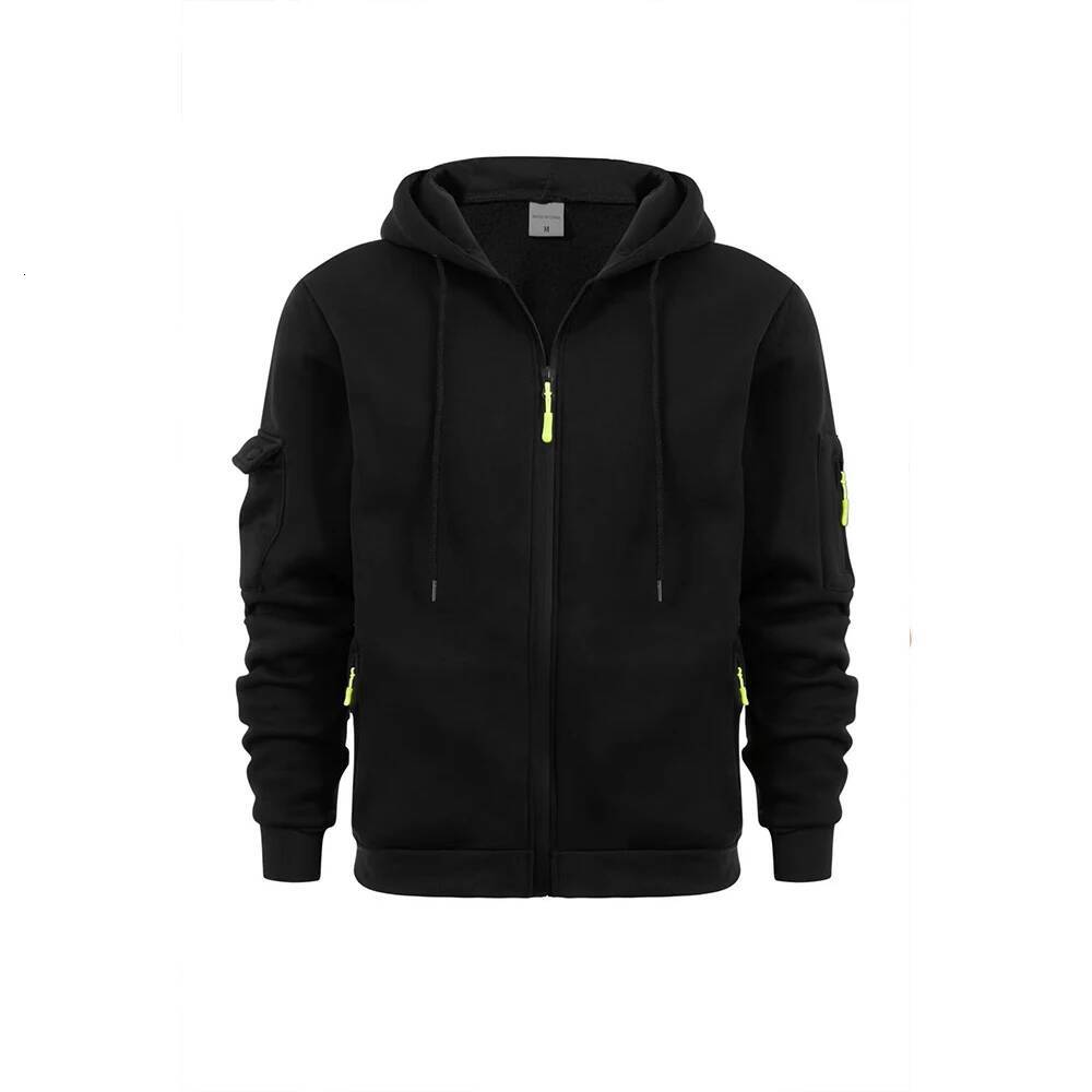 Biy 2024 Dropped Shoulder Hooded Men's Women's Plus Size Loose Cardigan Hoodie Fashion Sweatshirt