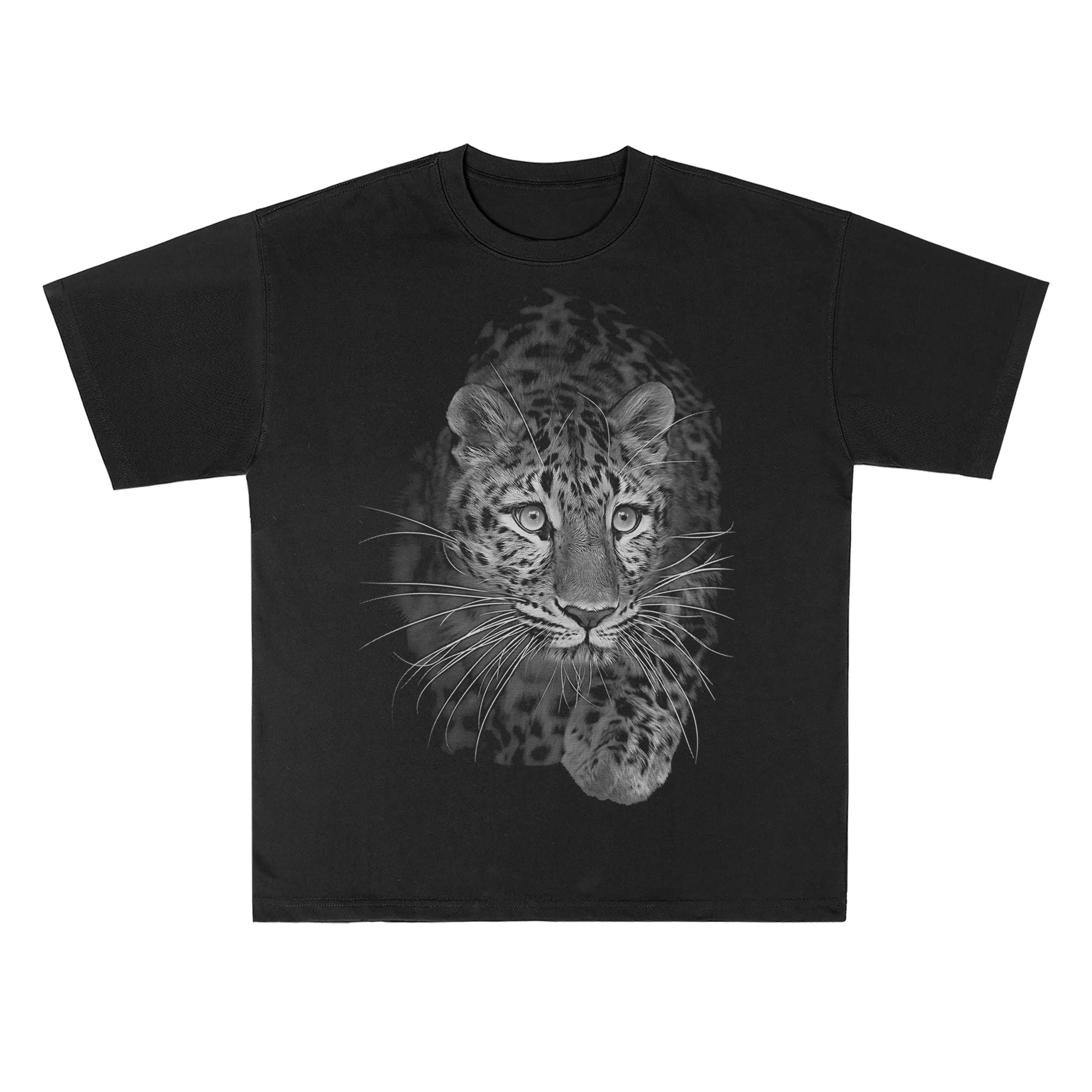 T-shirt men's top designer cotton T-shirt Panthera pardus short sleeved clothing high-quality fashionable T-shirt