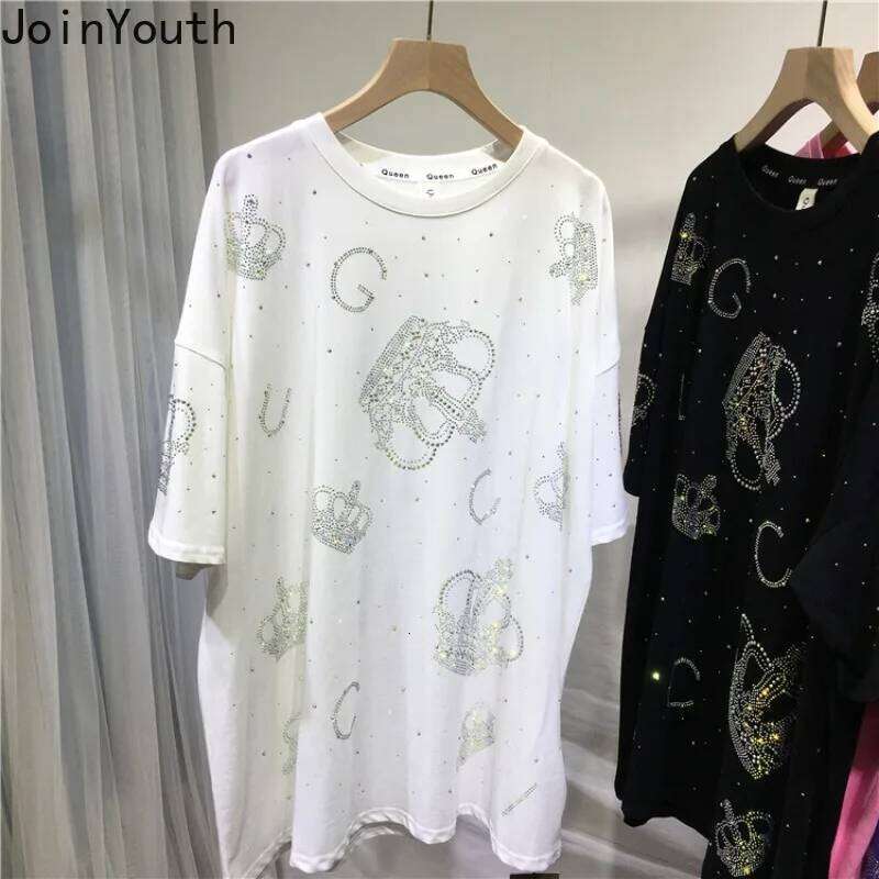 Haruku Y2k Tshirts Summer Women Clothing Fashion Dia Short Sleeve O-neck Tees Oversized Tops Casual Streetwear T Shirt