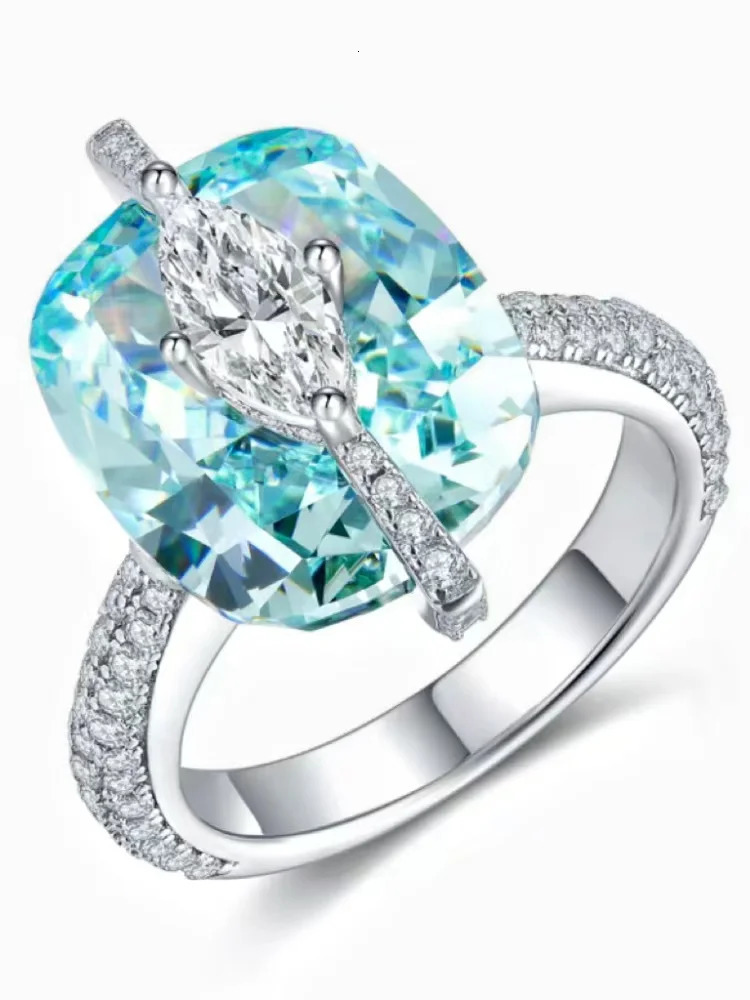 ZOCA 925 Original Ring Large Silver Rings rapunzel amber rings for women Quality Fine Jewelry Paraiba 250526