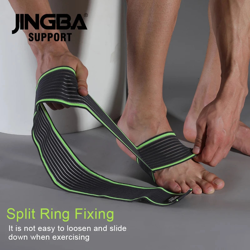 1PCS Professional Sports Strain Wraps Bandages Elastic Ankle Support Pad Protection Bandage Guard Gym 250530