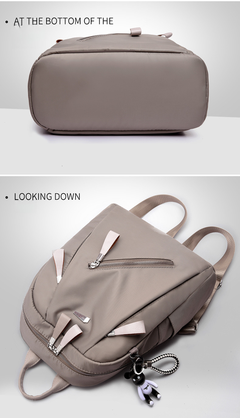Free Shipping Women's Fashion Trend Street Designer Bag Oxford Cloth Backpack For Outdoors Middle School Students Schoolbag