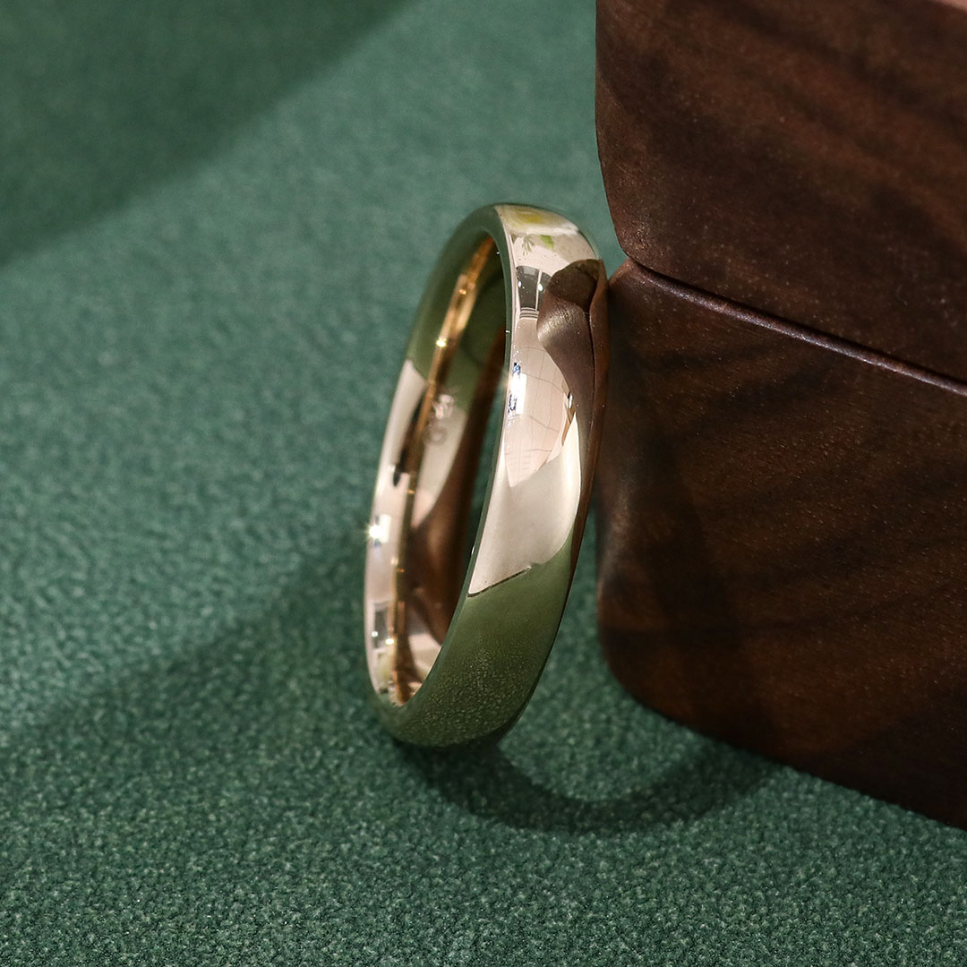 Provence Jewelry Custom Wholesales Price Simple Jewelry Men Rings Engagement Ring 18K 14K Yellow Gold Wedding Men Rings