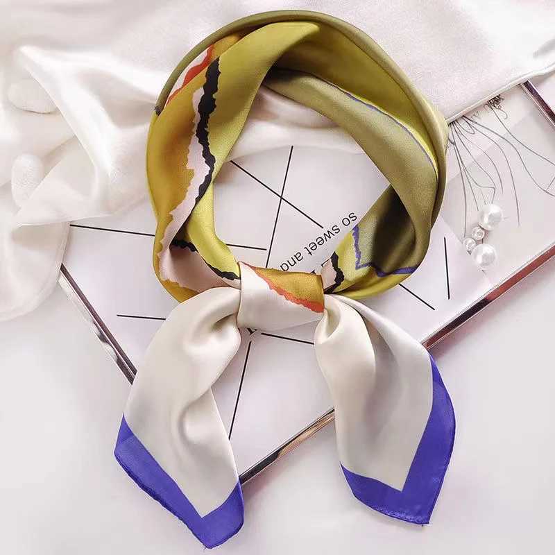 1PCS New Pony 70 Silk Scarf Spring and Summer Womens Scarf Tie Bag Headband Silk Scarf W250602