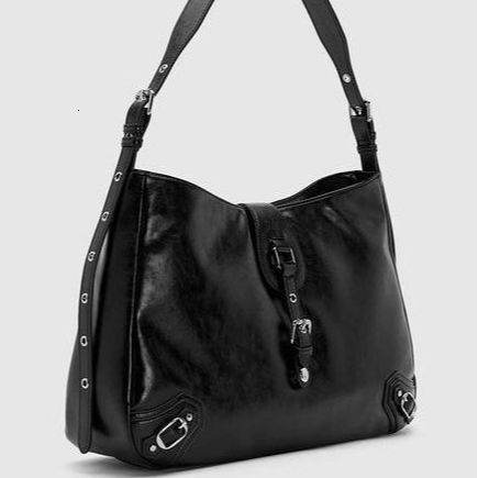 designer 2025 Autumn New Women's Bag Fashion Cool Trendy Large Capacity Retro Style Shoulder Crossbody Bag Versatile Underarm Bag