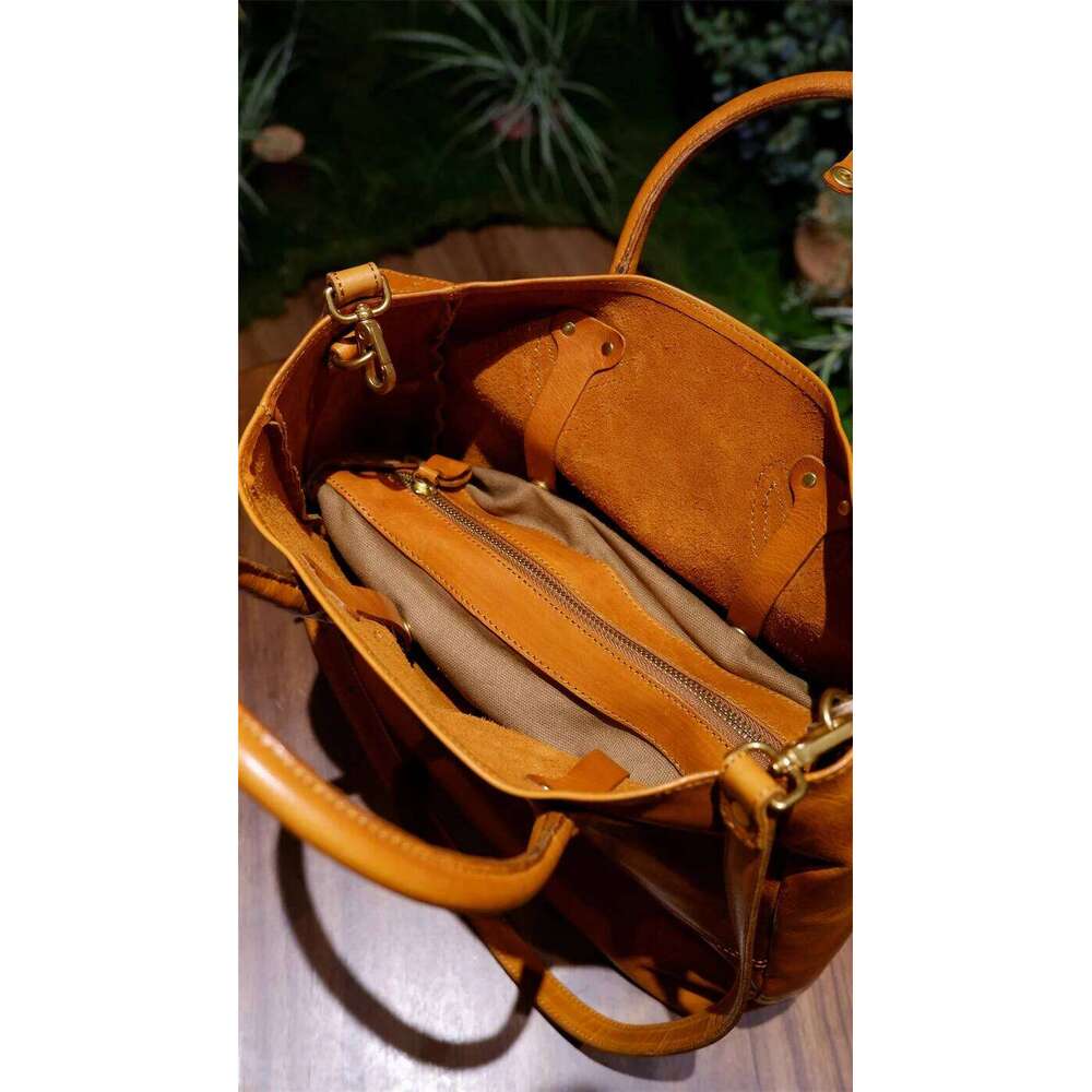 Weekend Party Vegetable Tanned Cowhide Women's Tote Outdoor Designers Handmade Genuine Leather Shoulder Crossbody Bag