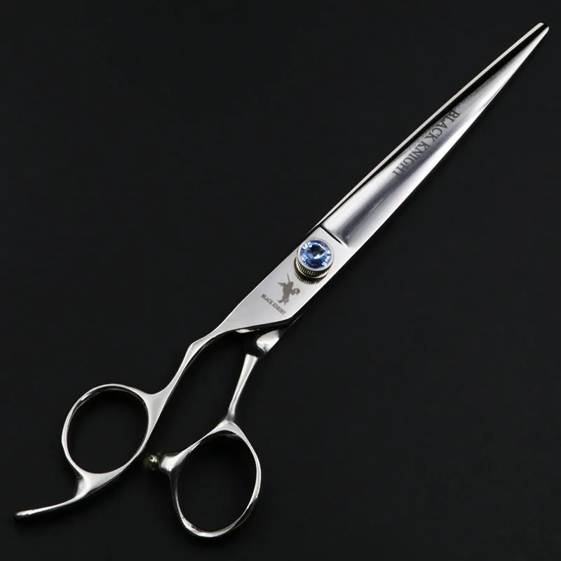 678 Inch Black Knight Professional Hair Scissors Left Handed Scissors Barber sets Shears Hairdressing Salon Tools 250530
