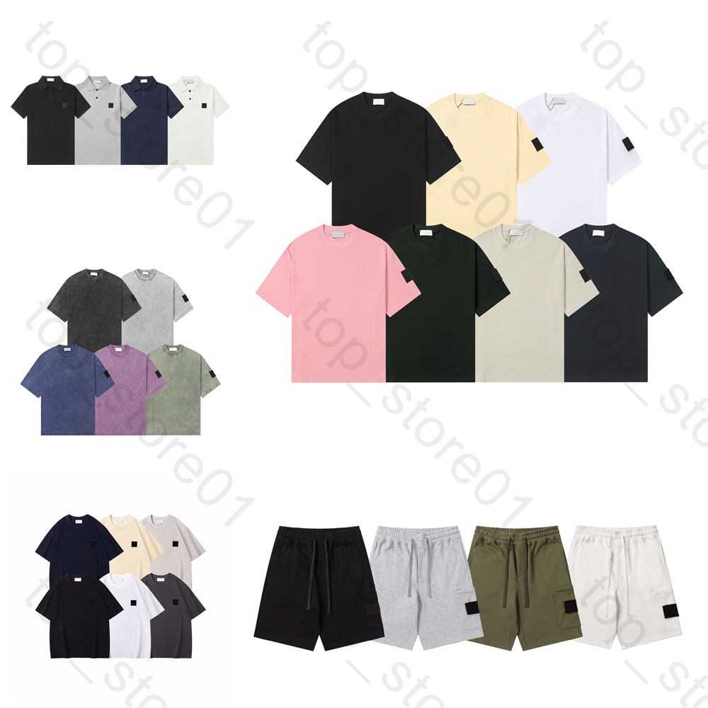 5A Designer New stone t shirt Mens jumper badge sweatshirt 2025 islanda shorts cargo pants classic fashion stone hoodie Autumn Hoodies Womens Long sleeve Sweater