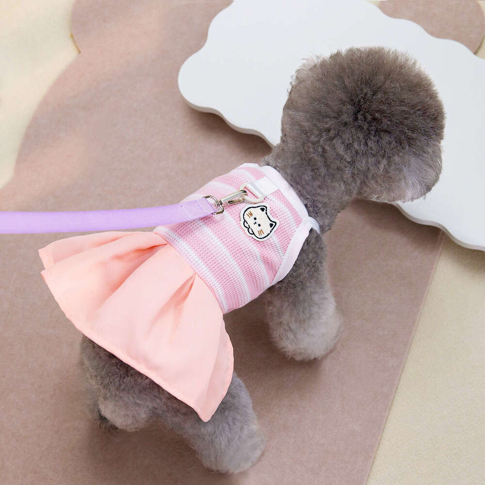 Dog Clothes Breathable Teddy Bichon Small Dogs Outdoor Pet Short Sleeve Vest Spring Summer Thin Style designer bag
