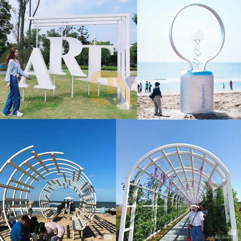 Flower Sea Photo Spot Sky City Scenic Area Rice Field Piano Cloud Floating Platform Balloon Ladder Giant Chair