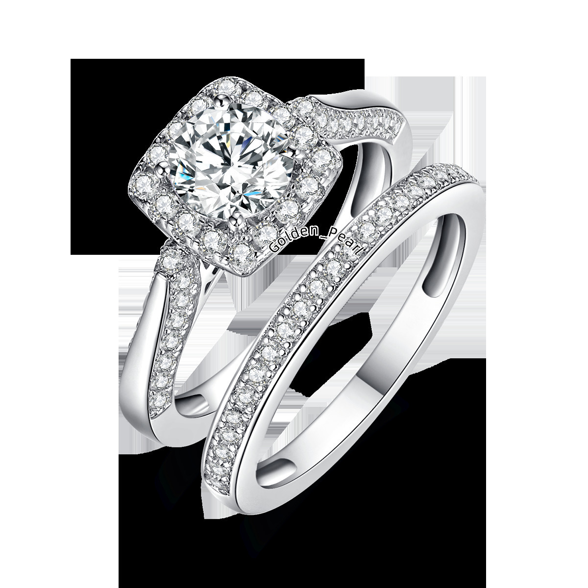 Mens Jewelry Moissanite Diamond RING for Couple Wedding 925 Sterling Silver Engagement Band with Round Stone GRA Certificate