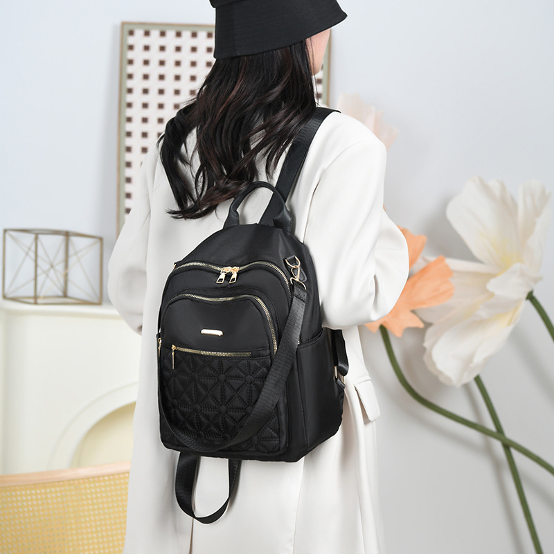 Free Shipping Designer Bag New Foreign Outdoors Trade Women's Backpack Lightweight Travel Small Backpack Large Capacity Quilted Stitching Multi-u
