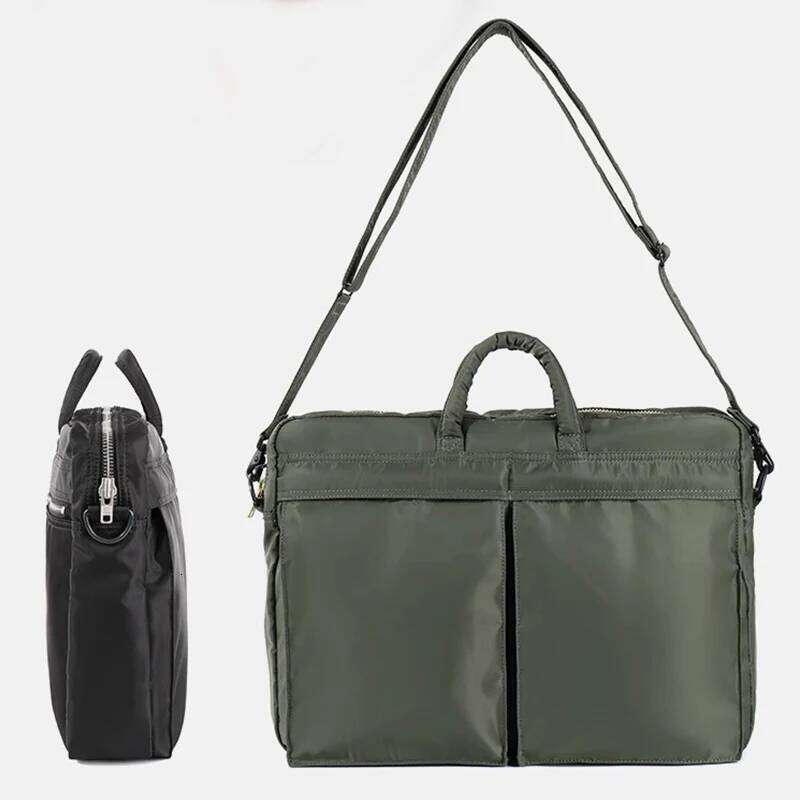 2025 Japanese Style Shoulder Bags Nylon Waterproof Canvas Schoolbag Simple Messenger Korean Postman Designer Cross Body Bag