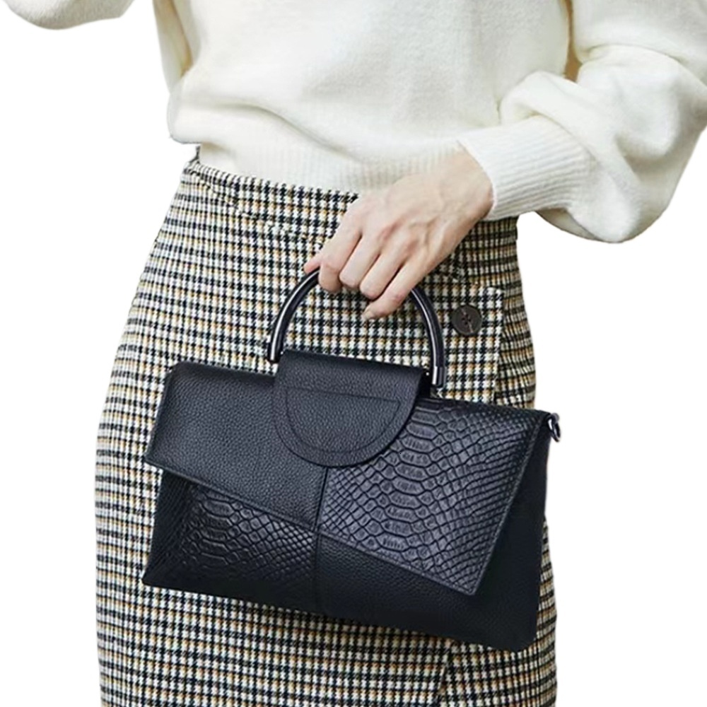 designer European and American Trendy Women's High-End Luxury Crossbody Party PU Bag Crocodile Pattern Leather Bag Elegant Clutch Women's Ba