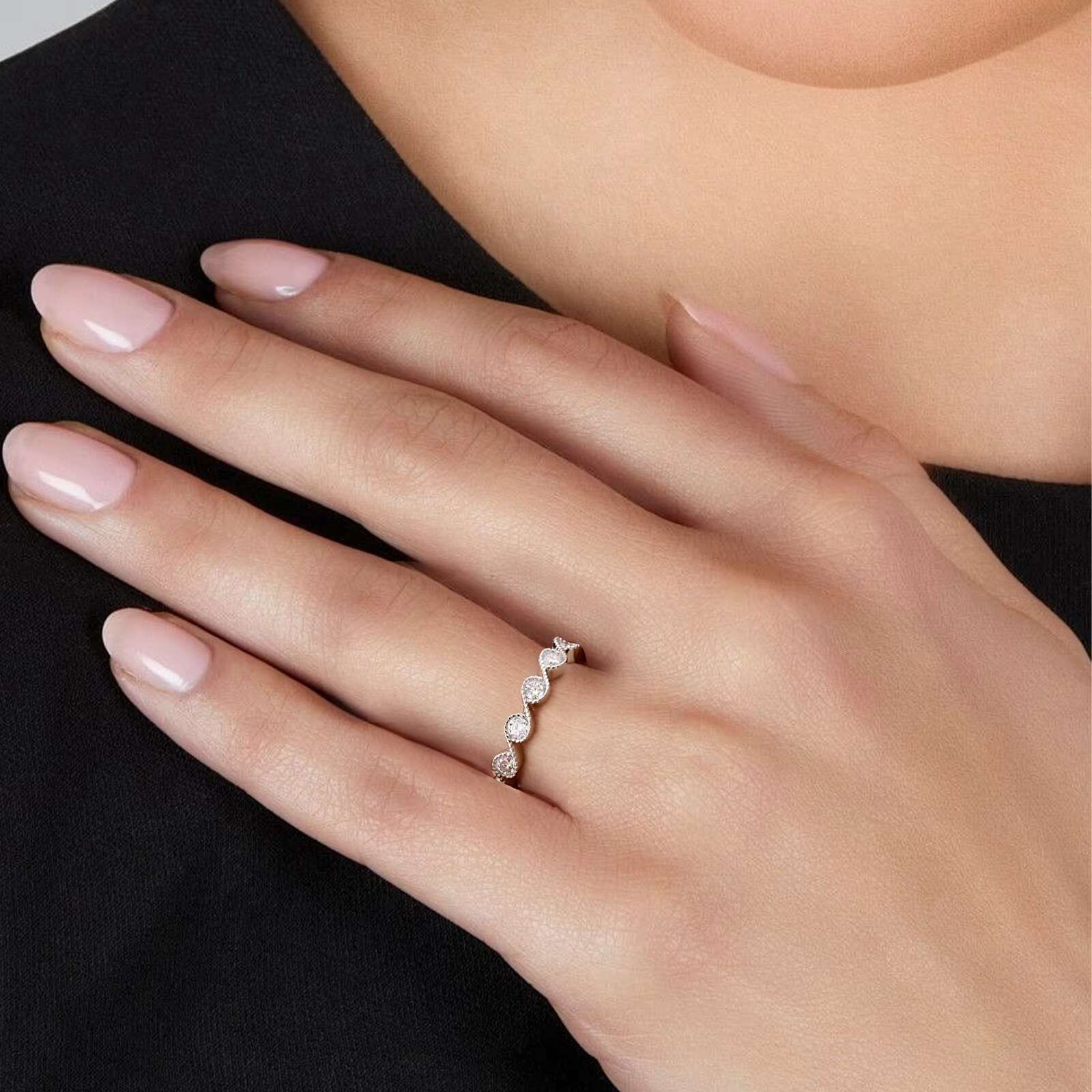 Custom Moissanite Ring Moissanite Jewelry Wholesale Moissanite Diamond Women Luxury Wedding Rings