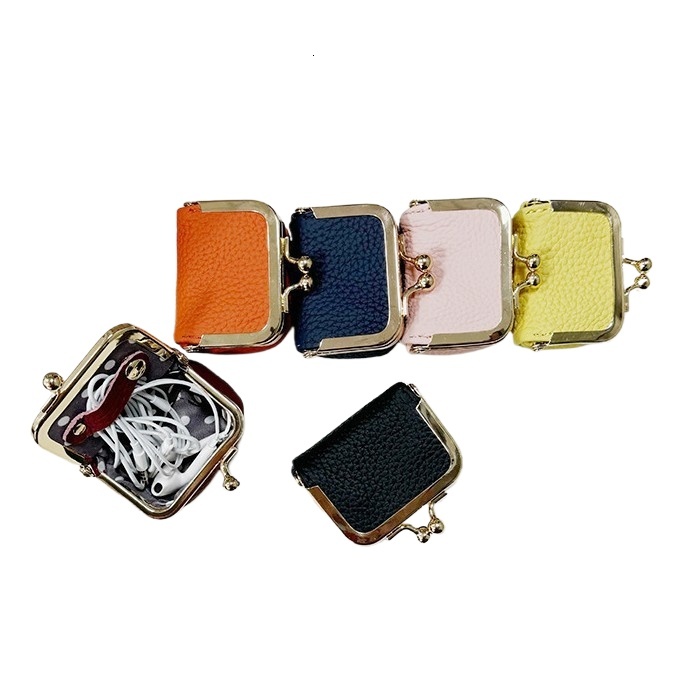 designer Cross-Border Hot Sale Mini Compact Jewelry Bag Earphone Earrings Ring Necklace Jewelry Box Storage Bag Coin Purse