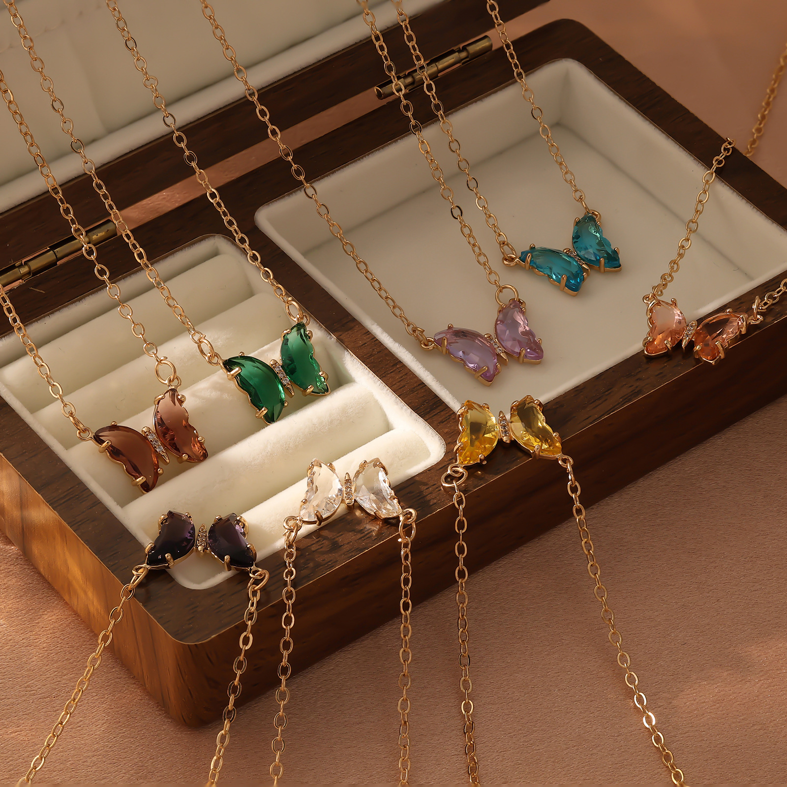 Design Stanley Cup Accessories Butterfly Pendant Women's Jewelry