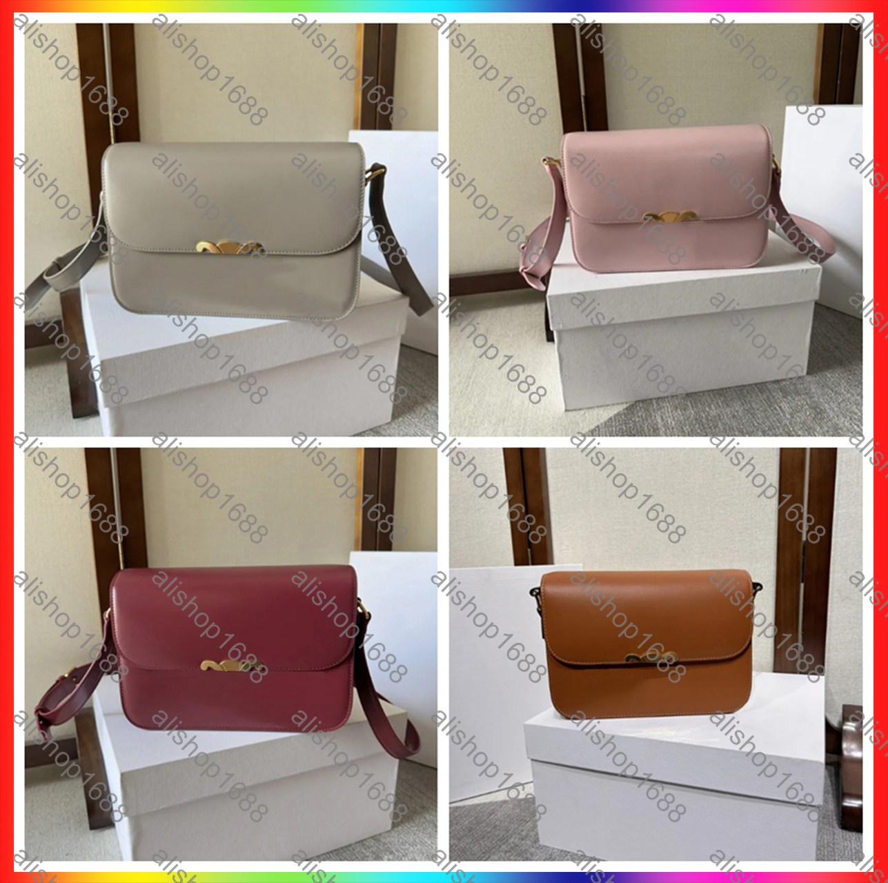 5A Designer bag women's fashion bag luxury crossbody bag leather luxury handbag women's saddle bag adjustable shoulder strap crossbody bag fashion square bag