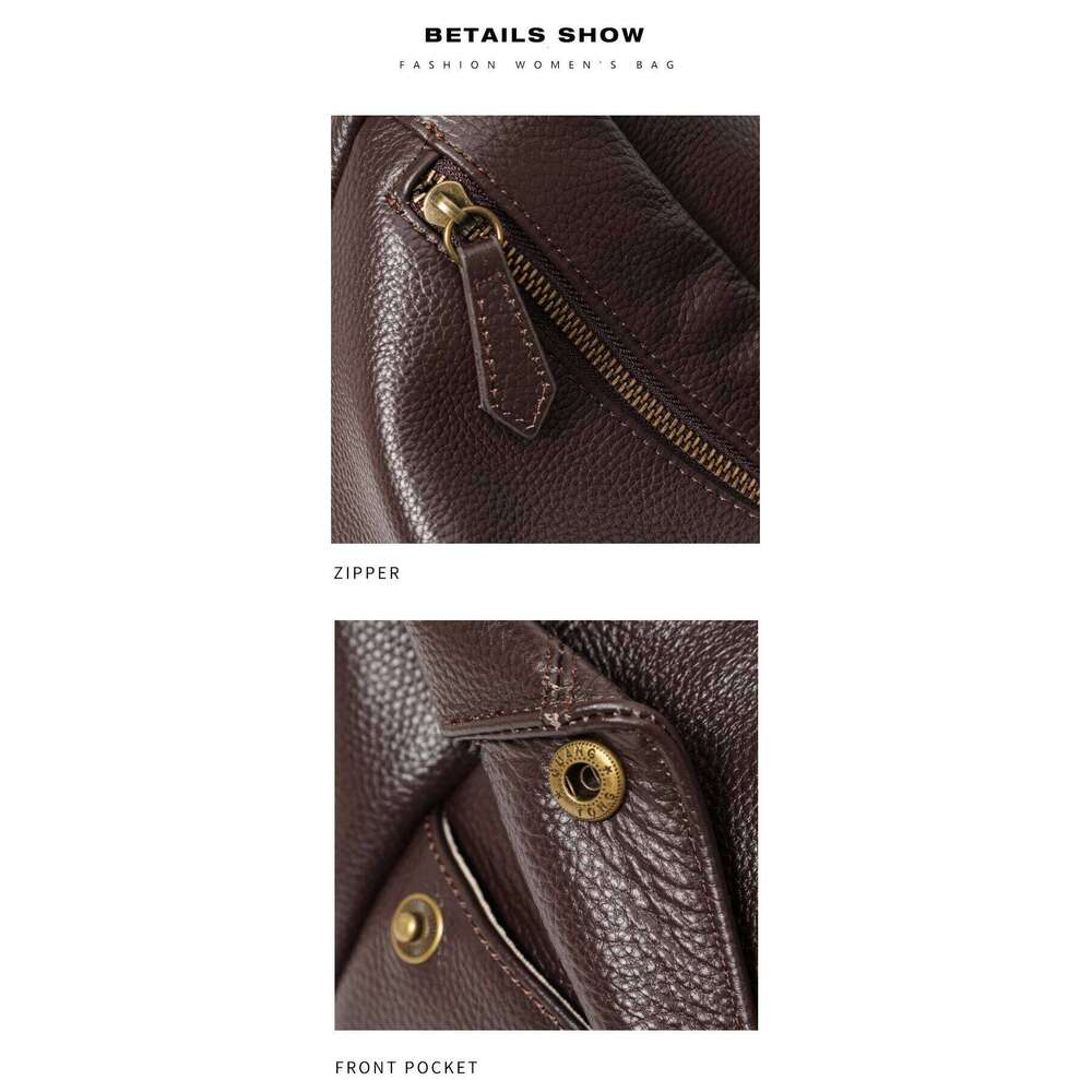 2025 winter new large-capacity shoulder large European and American soft leather tote simple casual women's bag