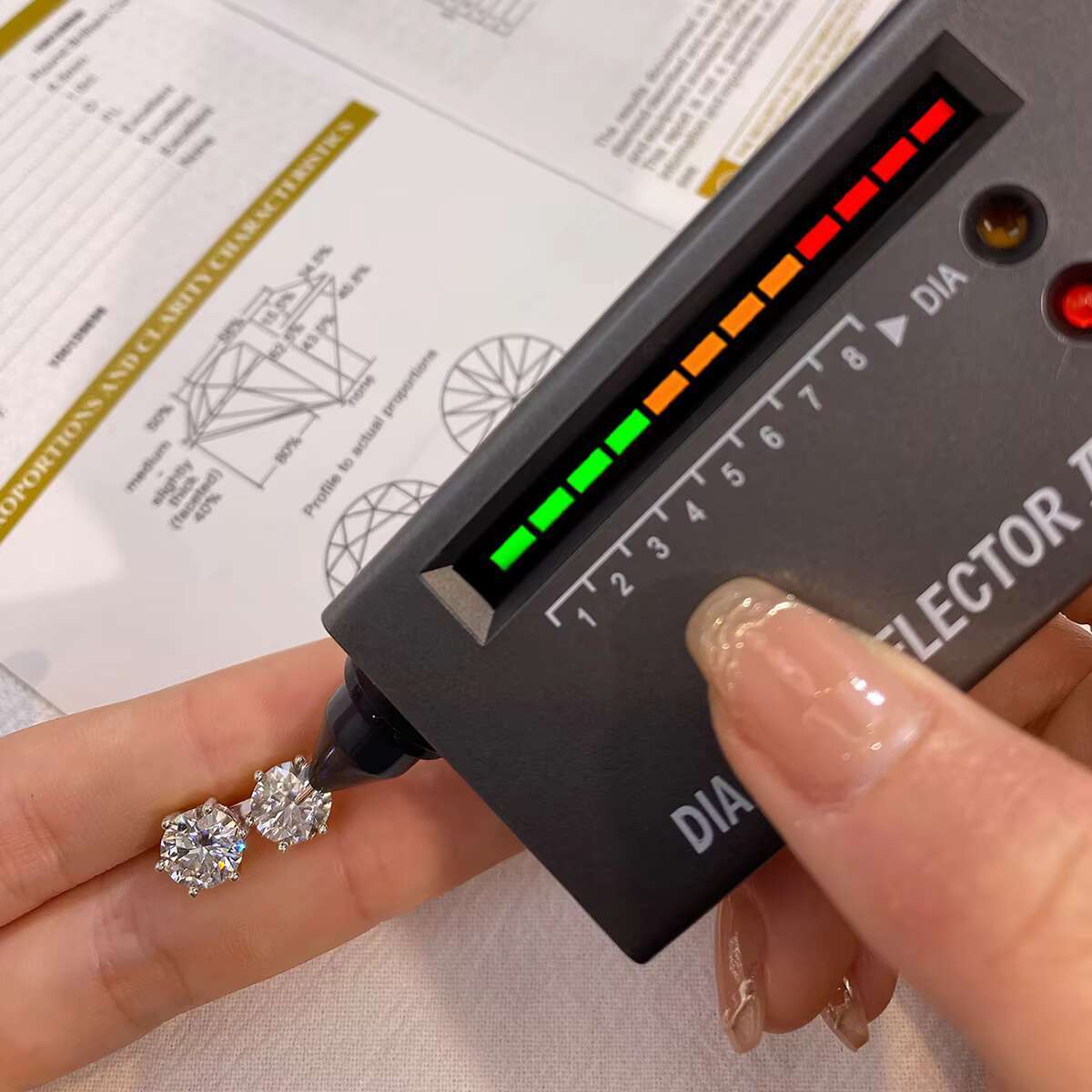 Moissanite Diamond Big Stud Huggie Earrings 925 Sterling Silver 14K 18k Gold 0.5 1 2 Ct for Women Luxury Wedding Jewelry