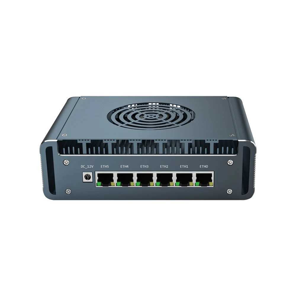 Topton 12th Gen Firewall Mini PC i7 1265U N100 6x2.5G intel i226-V i5 1245U DDR5 NVMe Proxmox pfSense Mini Computer OPNsense X250602