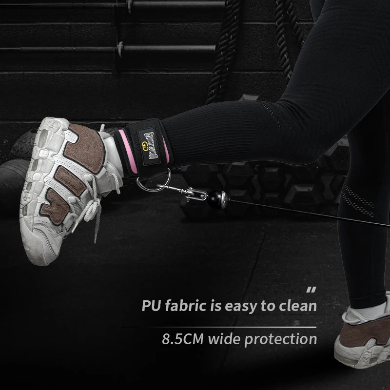 2PC3PC GOUNOD Fitness Ankle Strap Adjustable DRing Support Cuffs Gym Leg Strength Exercise Pulley With Buckle Sport Guard Safe 250530