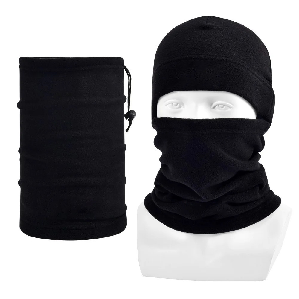 Winter Polar Coral Hat Fleece Balaclava Men Face Warmer Beanies Thermal Head Cover Tactical Military Sports Scarf Caps 250530