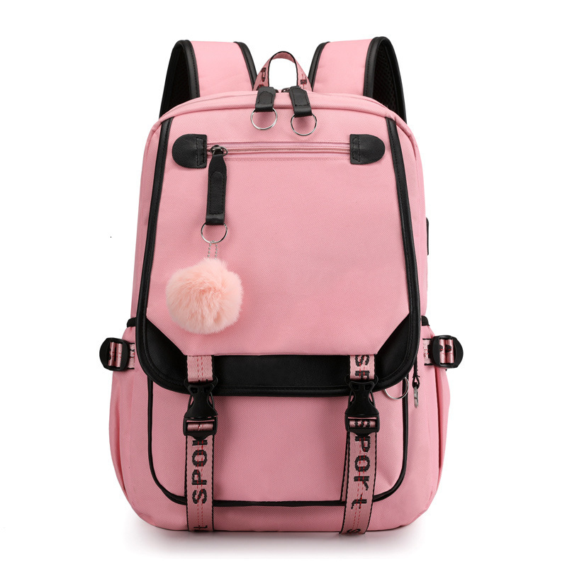 Free Shipping Casual Korean Style Backpack Large Capacity Junior Student Solid Color Simple Outdoors Designer Bag Multi-layer Laptop Backpack Double S