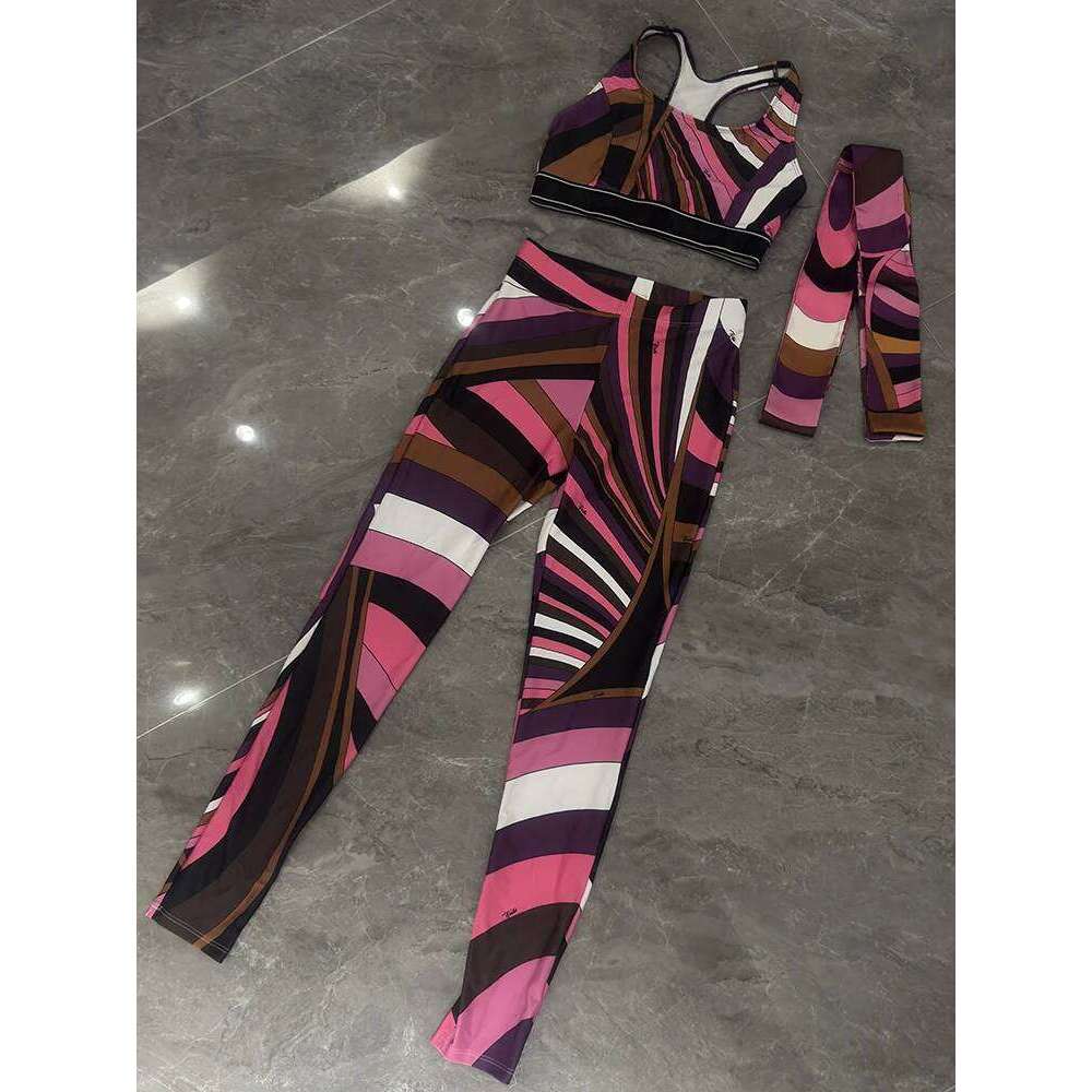 Faishon Design Lady Scarf Bikini Set Designer Brand 3 Pieces Tank Swimsuits Sexy Yoga Sets