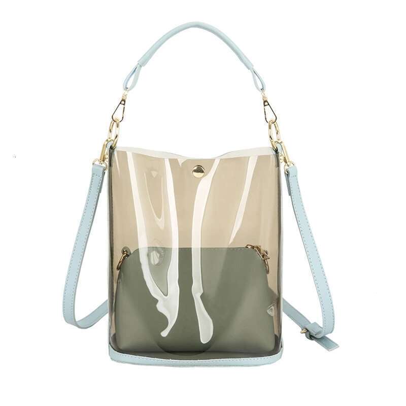 Stylish Transparent Jelly Clear Bucket Bag For Valentine's Day