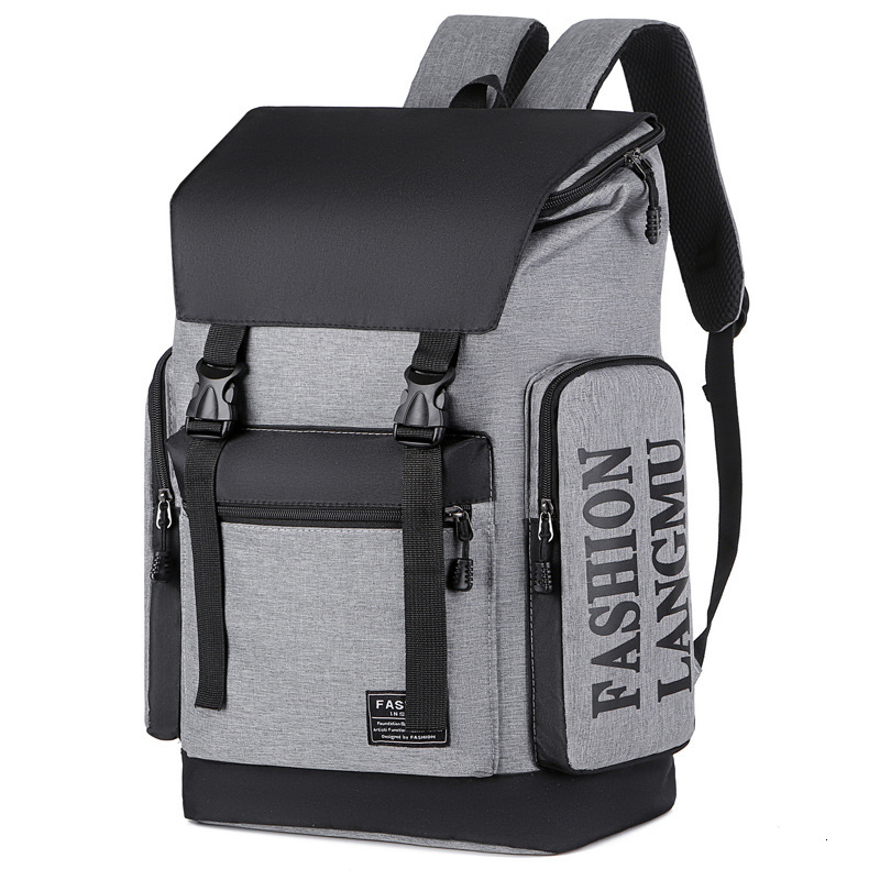 Free Shipping Large Capacity Designer Backpack Men's Backpack Leisure Travel Bag Computer Bag Student Trendy Backpack Outdoor Sports Bag