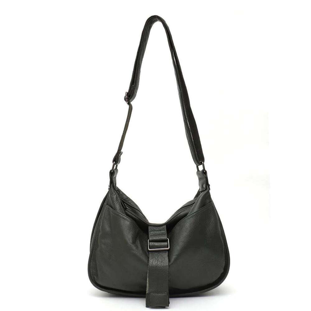 Designer Bags 2025 Women Design Style Genuine Leather Shoulder Bag Multi Pockets Casual Daily Slouchy Preppy Chic Handbag Messenger Satchel Purse Luxu