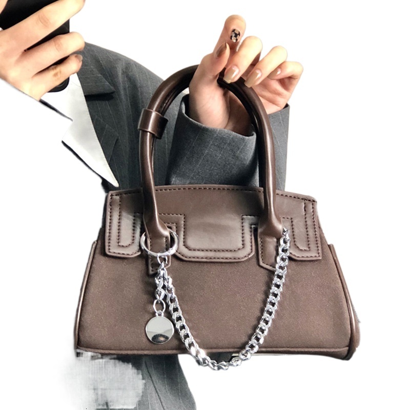 designer 2025 New Crossbody Bag Bags High-end Matte Handbag European and American Retro Style Patchwork Shoulder Underarm Bag