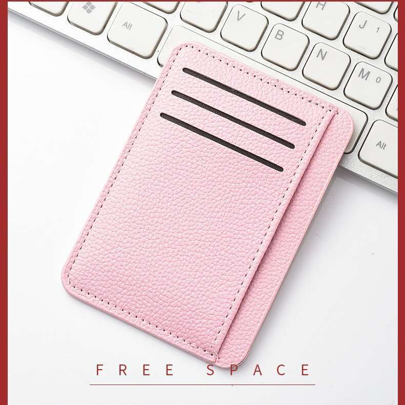 PU Holder Ultra-thin Case for Women, Compact and Exquisite, Large Capacity, Multiple Slots, Student Card Holder, Ladies' Short Wallet