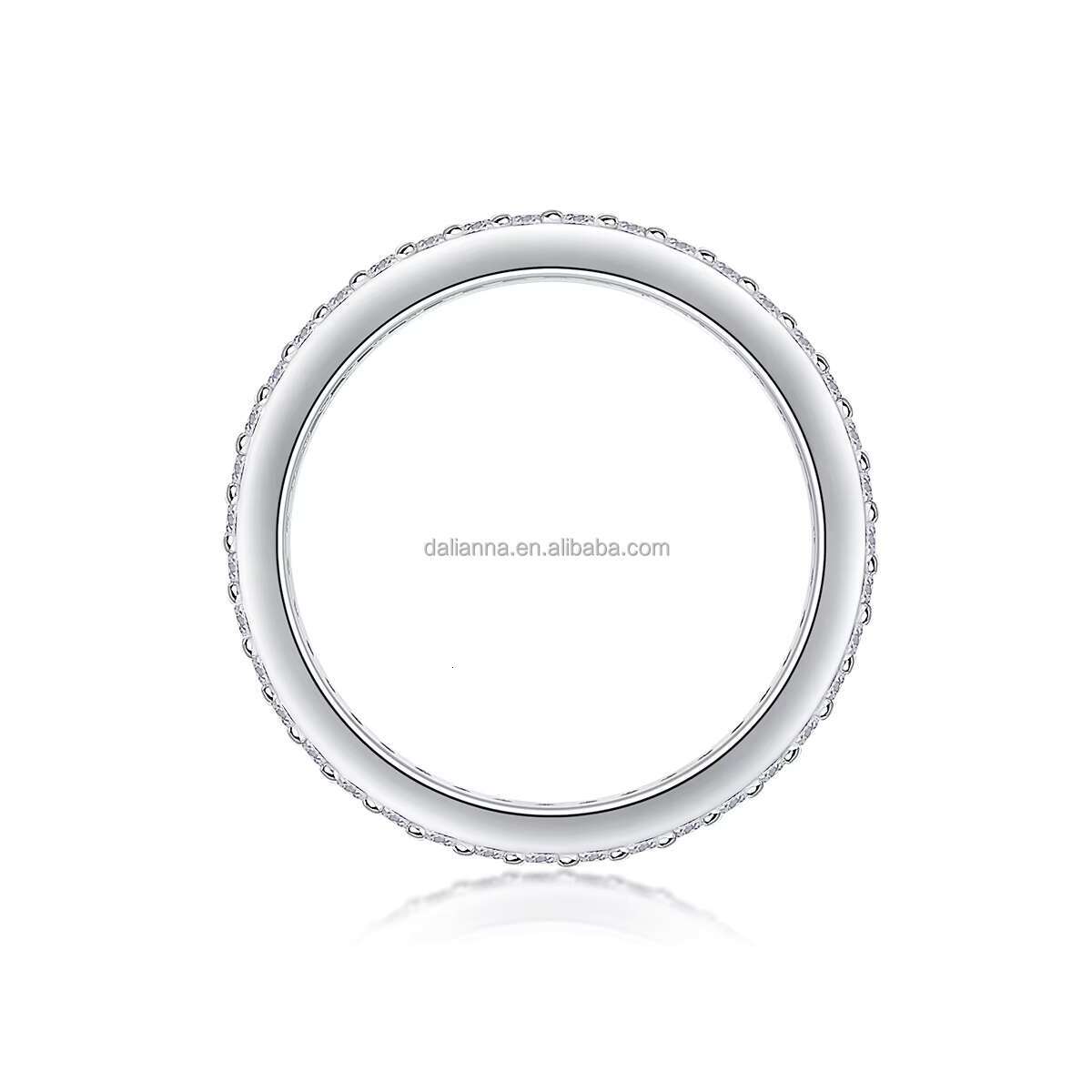 S925 Luxury Custom Moissanite Diamond Rings for Women Classic Style 925 Silver Wedding Engagement Party Ring VVS